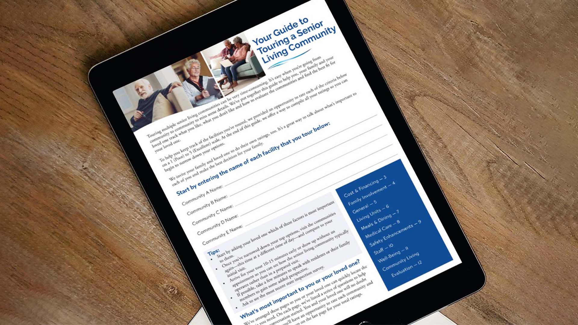 Your Guide to Touring a Senior Living Community